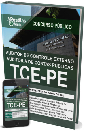 Apostila AUDITOR DE CONTROLE EXTERNO - AUDITORIA DE CONTAS PÚBLICAS - Concurso TCE PE 2017