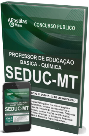 Apostila PROFESSOR DE EDUCAÇÃO BÁSICA - QUÍMICA - Concurso SEDUC MT 2017