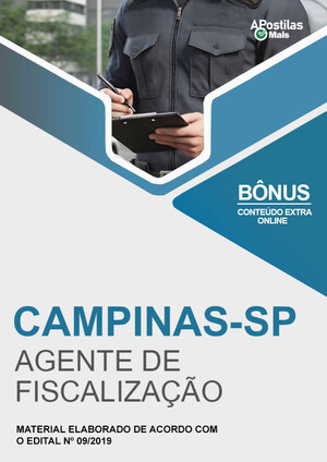 AGENTE DE FISCALIZAÇÃO -  Prefeitura de Campinas 2019