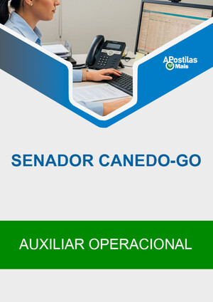 AUXILIAR OPERACIONAL -  Prefeitura de Senador Canedo 2020
