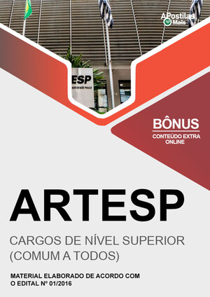 Apostila CARGOS DE NÍVEL SUPERIOR (COMUM A TODOS) - Concurso ARTESP 2017