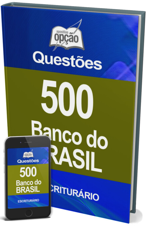 Kit Apostila Banco Do Brasil Escriturário + Questões - Solução Cursos e  Concursos