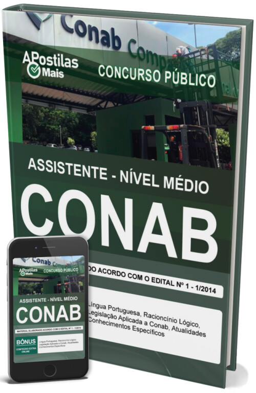 Apostila ASSISTENTE - NÍVEL MÉDIO - Companhia Nacional de Abastecimento (CONAB)