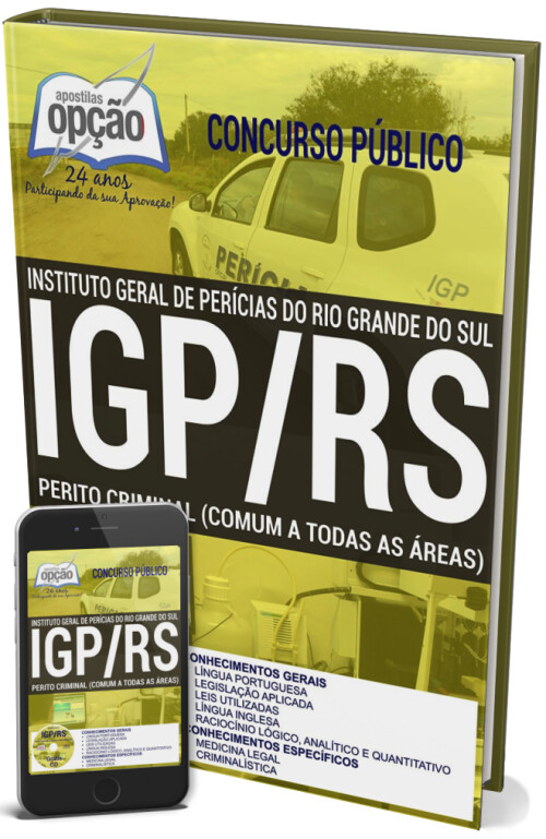 IGP RS - Curso Básico Para Perito Criminal - Todas as Áreas - 2023