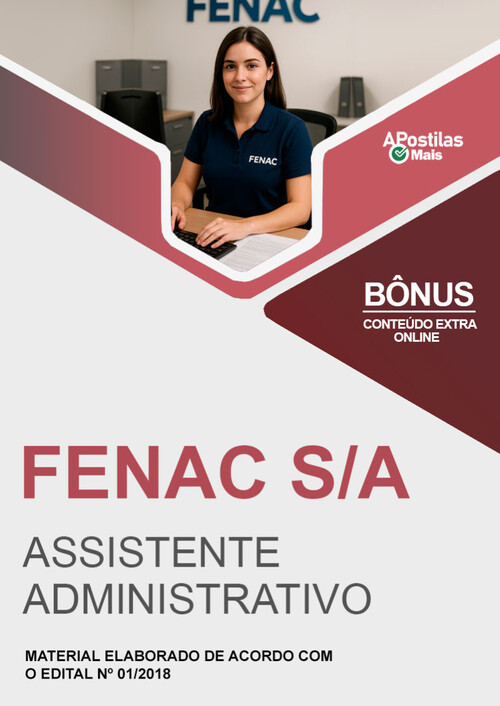 Apostila ASSISTENTE ADMINISTRATIVO -  FENAC S/A 2018