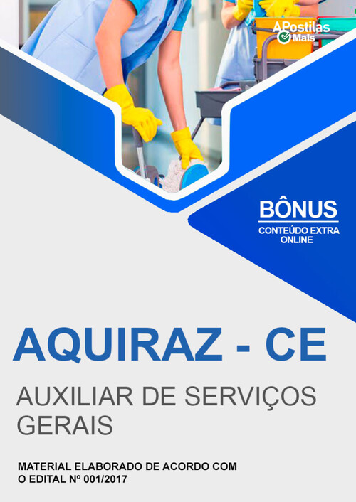 Apostila AUXILIAR DE SERVIÇOS GERAIS -  Prefeitura de Aquiraz 2017