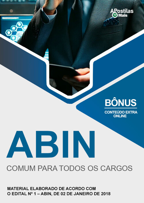 Apostila COMUM PARA TODOS OS CARGOS/ÁREAS -   ABIN