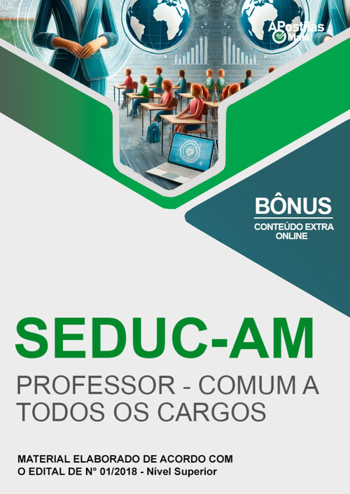 Apostila PROFESSOR - COMUM A TODOS OS CARGOS -  SEDUC AM 2018