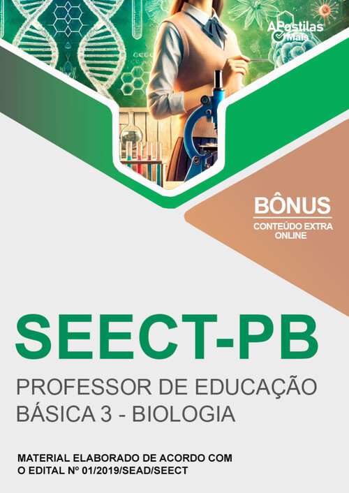 Apostila PROFESSOR DE EDUCAÇÃO BÁSICA 3 - BIOLOGIA -  SEECT PB 2019