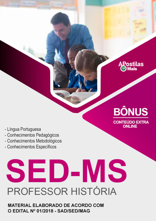 Apostila PROFESSOR - HISTÓRIA -  SED MS 2019