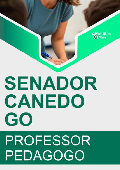 Apostila PROFESSOR PEDAGOGO -  Prefeitura de Senador Canedo 2020